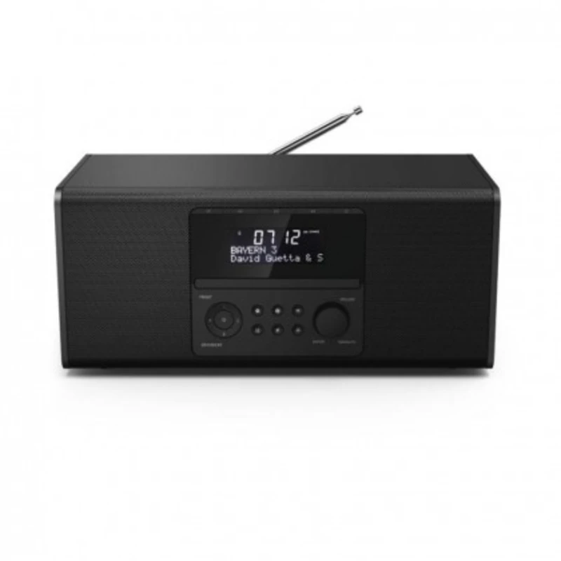 Stolní rádio Hama DR1550CBT, Bluetooth, CD, USB, černá