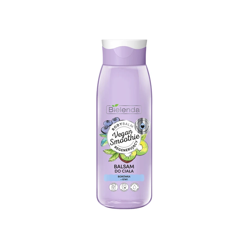 Bielenda Vegan Smoothie Blueberry + Kiwi zvláčňující tělový balzám 400 ml