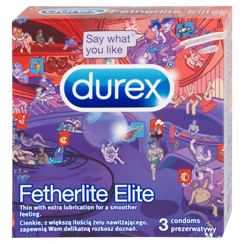 Durex Fetherlite Elite kondomy 3 ks