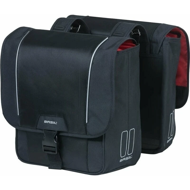 Basil Sport Design Double Bicycle Bag Black 32L