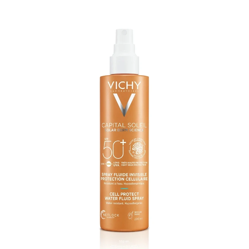 Vichy Voděodolný fluidní sprej SPF 50+ Capital Soleil (Water Fluid Spray) 200 ml