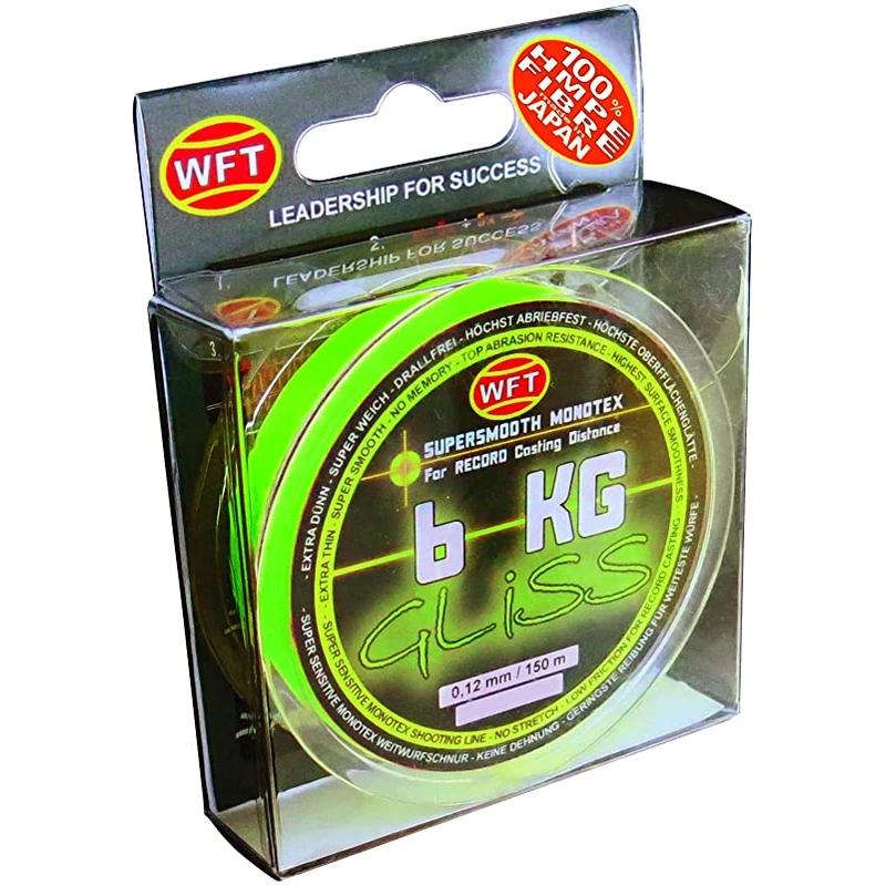 Wft šňůra gliss kg chartreuse 300 m - 0,18 mm 11 kg