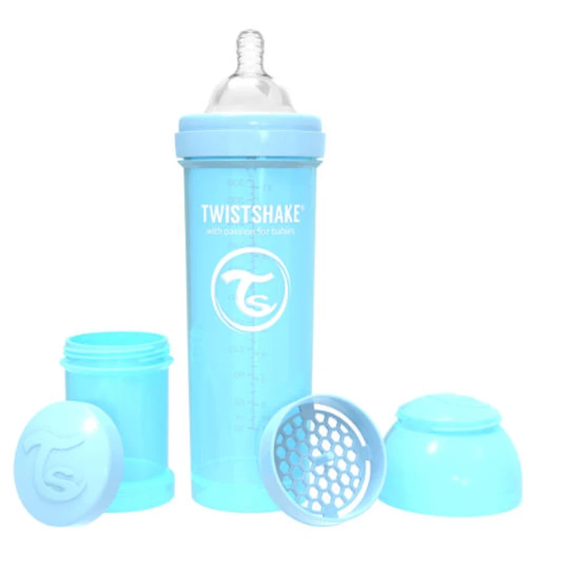 Twistshake Kojenecká láhev Anti-Colic 330 ml pastelově modrá