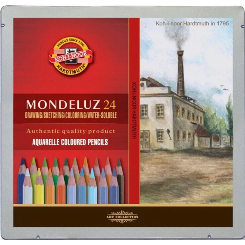 KOH-I-NOOR Akvarelová tužka Mondeluz 3724/24 Mix