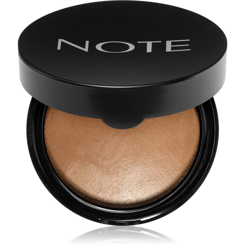 Note Cosmetique Baked Powder rozjasňující zapečený pudr 03 Caramel Cake 10 g