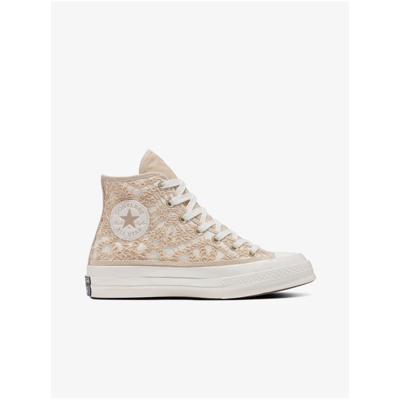 Béžové dámské kotníkové tenisky Converse Chuck 70 - Dámské