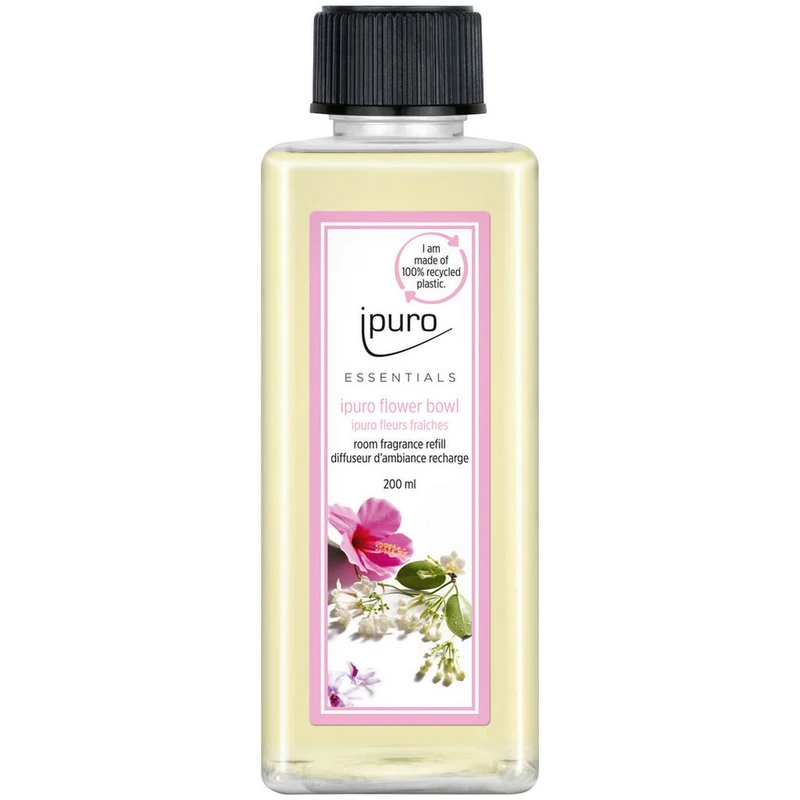 ipuro Essentials Flower Bowl náplň do aroma difuzérů + náhradní tyčinky do aroma difuzérů 200 ml