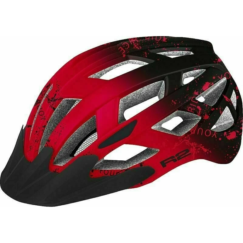 R2 Lumen Junior Helmet Red/Black S Dětská cyklistická helma