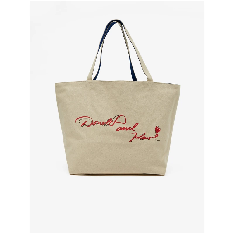 Modro-béžový dámský oboustranný shopper KARL LAGERFELD Disney - Dámské