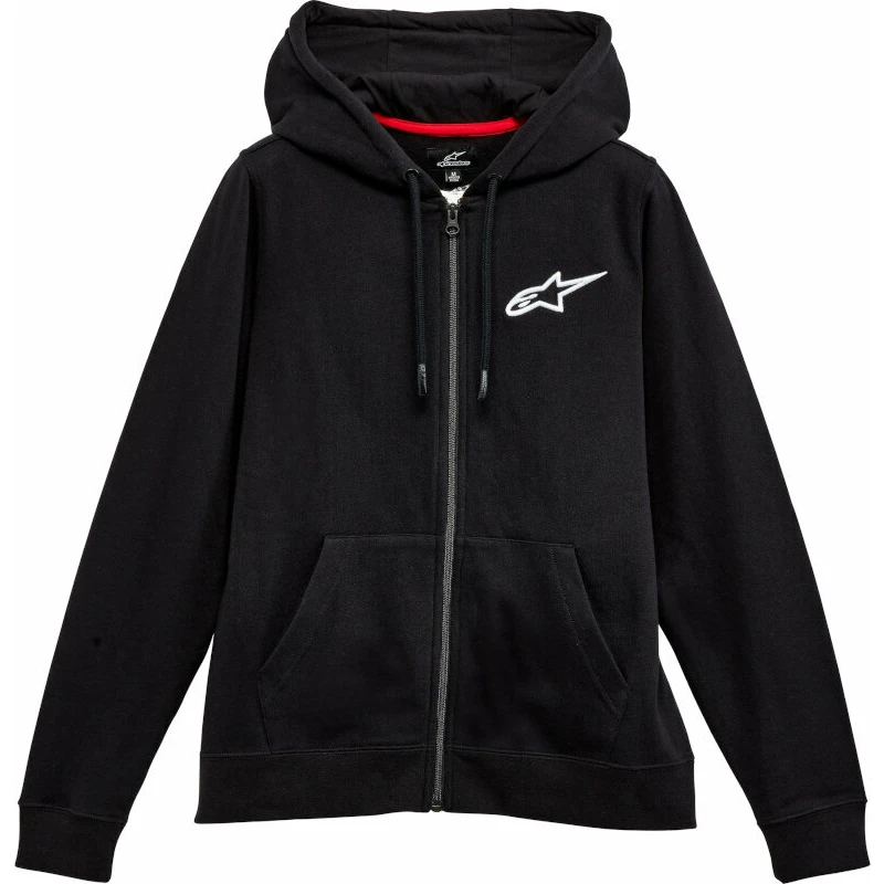 Alpinestars Women Ageless Hoodie Black/White XL Mikina