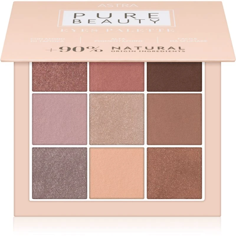 Astra Make-up Pure Beauty paleta očních stínů 15,5 g