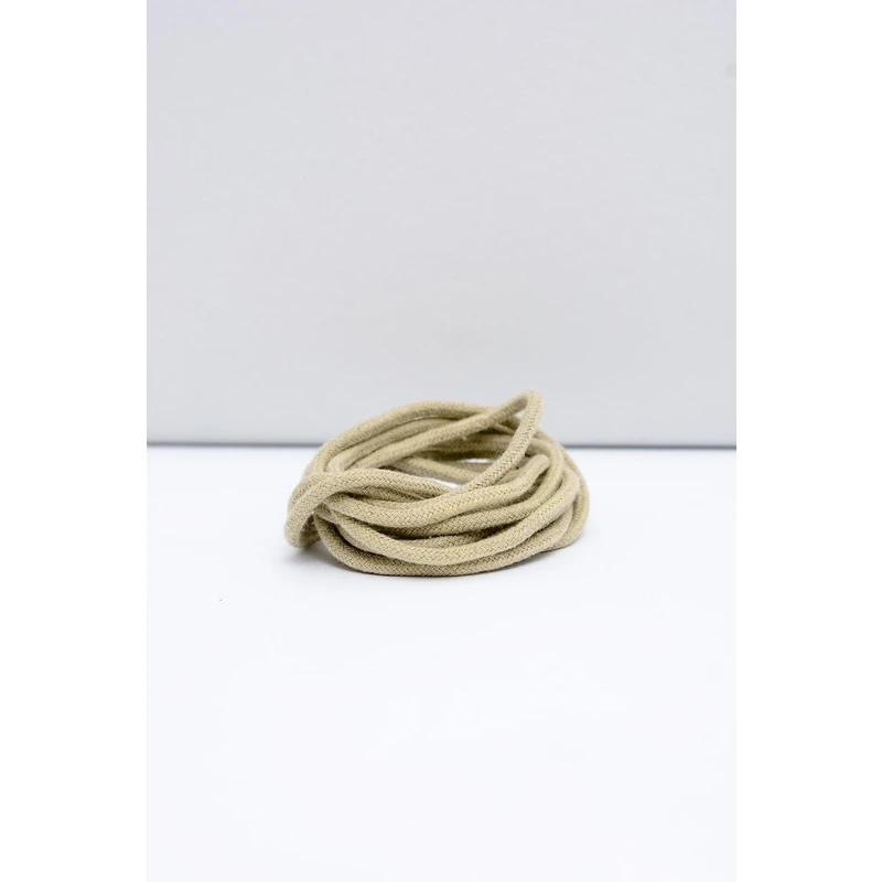 Corbby Beige Round Shoelaces