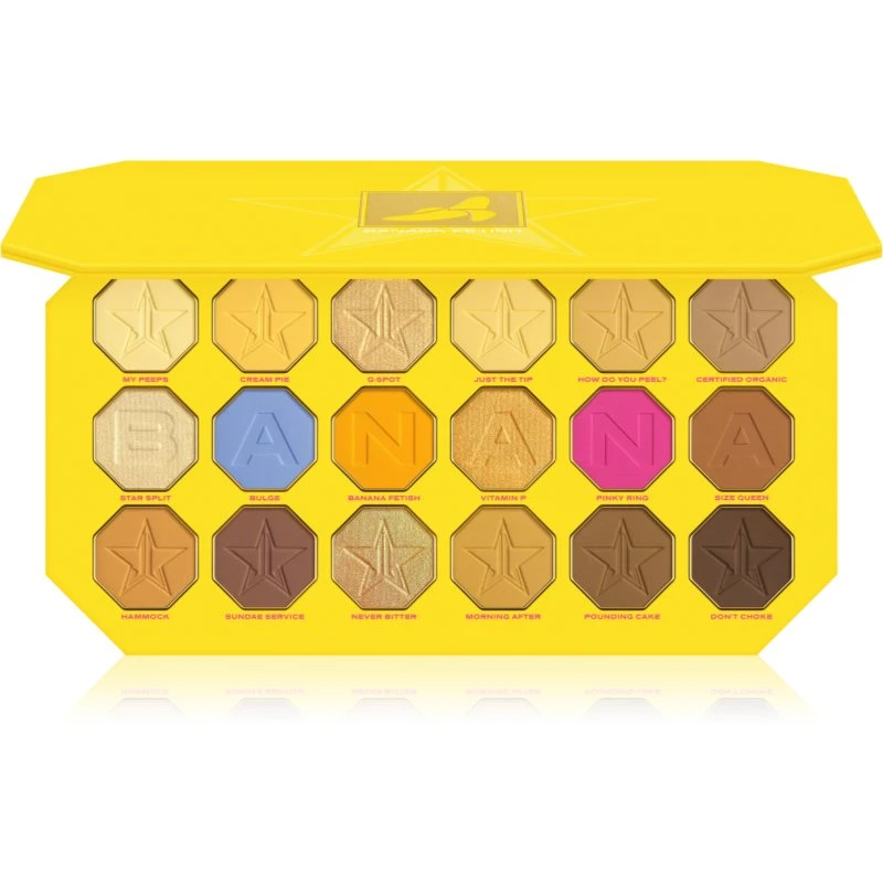 Jeffree Star Cosmetics Banana Fetish paletka očních stínů 18x1,5 g