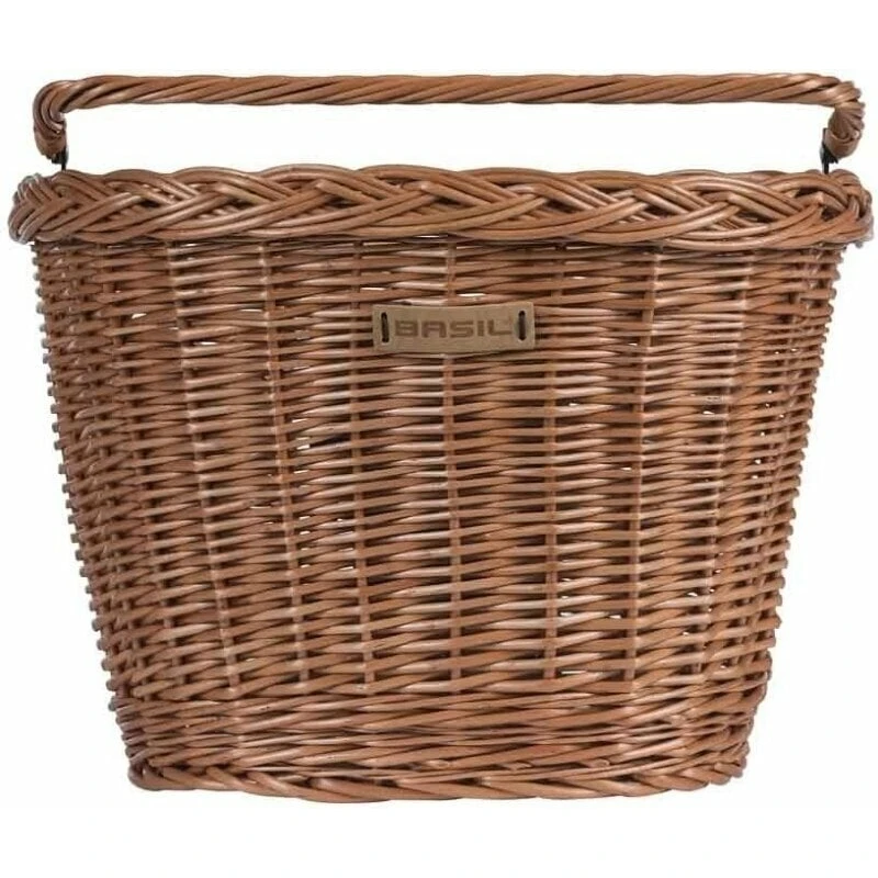 Basil Bremen Wicker Basket KF Natural Front