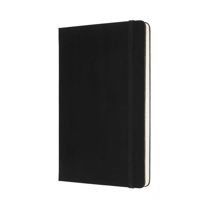 Moleskine Zápisník černý XL, tvrdý linkovaný-čistý