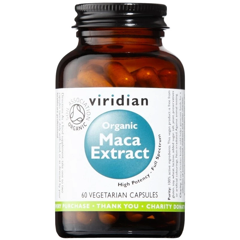 Viridian Maca Extract Organic 60