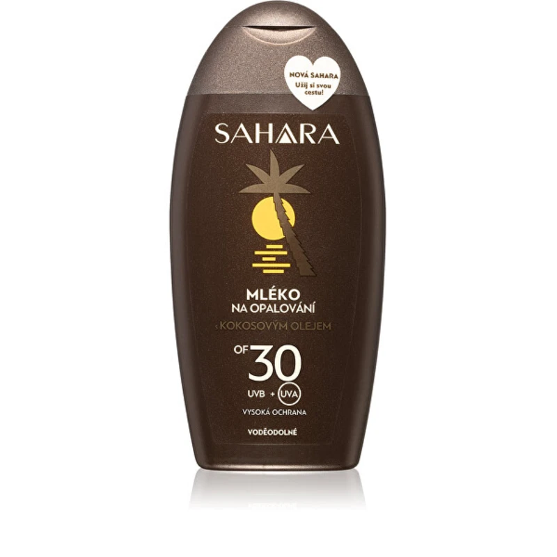 Sahara Mléko na opalování s kokosovým olejem OF 30 200 ml