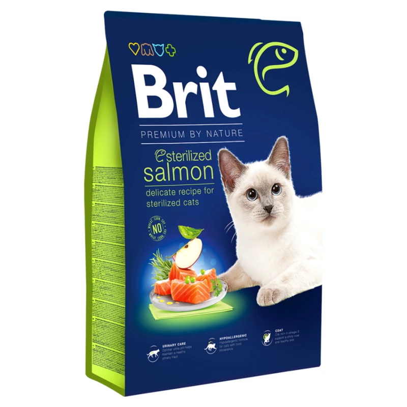 Brit Premium by Nature Cat Sterilized Salmon 1,5kg