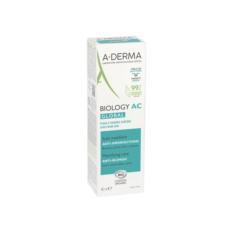 A-Derma Biology zmatňující péče na obličej 40 ml