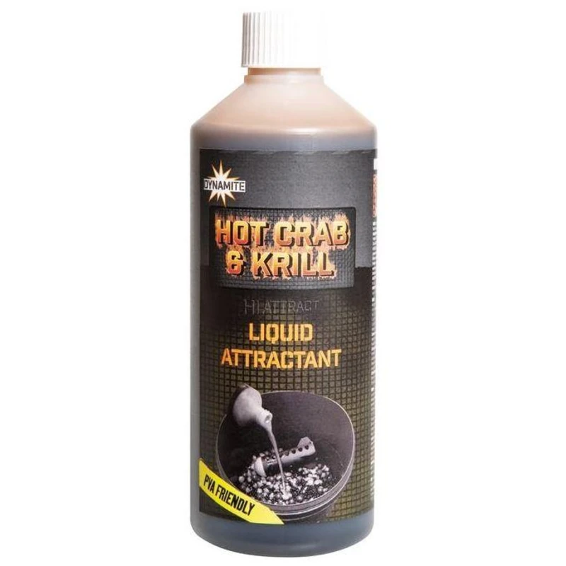 Dynamite baits liquid attractant 500 ml - hot crab krill