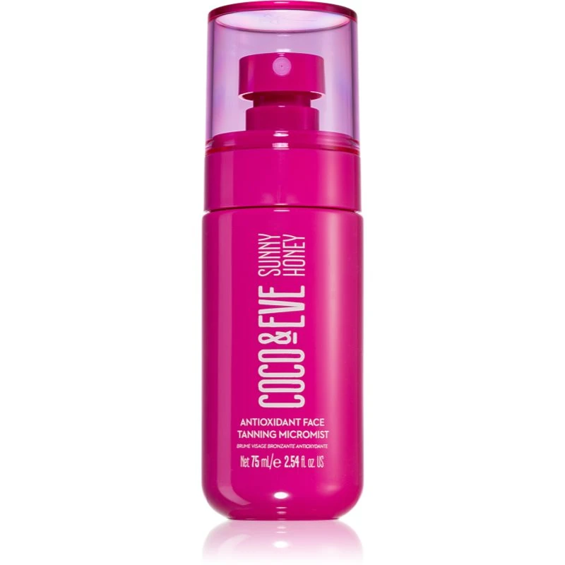 Coco & Eve Sunny Honey Antioxidant Face Tanning Micromist samoopalovací mlha na obličej 75 ml