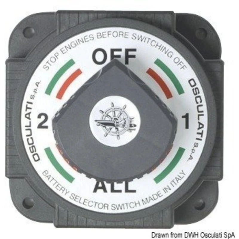 Osculati Heavy Duty battery switch, high-power model