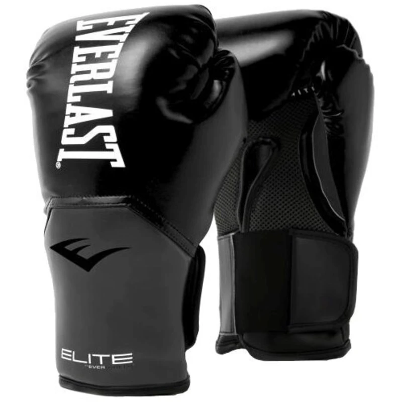 Everlast Pro Style Elite Gloves Black/Grey 10 oz