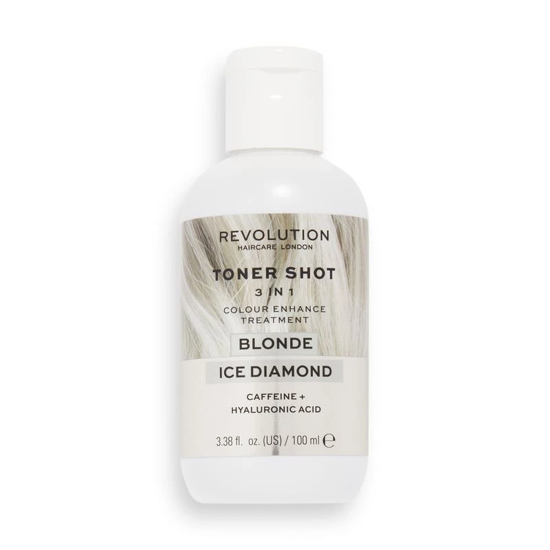 Revolution Haircare Oživující barva pro blond vlasy Toner Shot Blonde Ice Diamond 100 ml