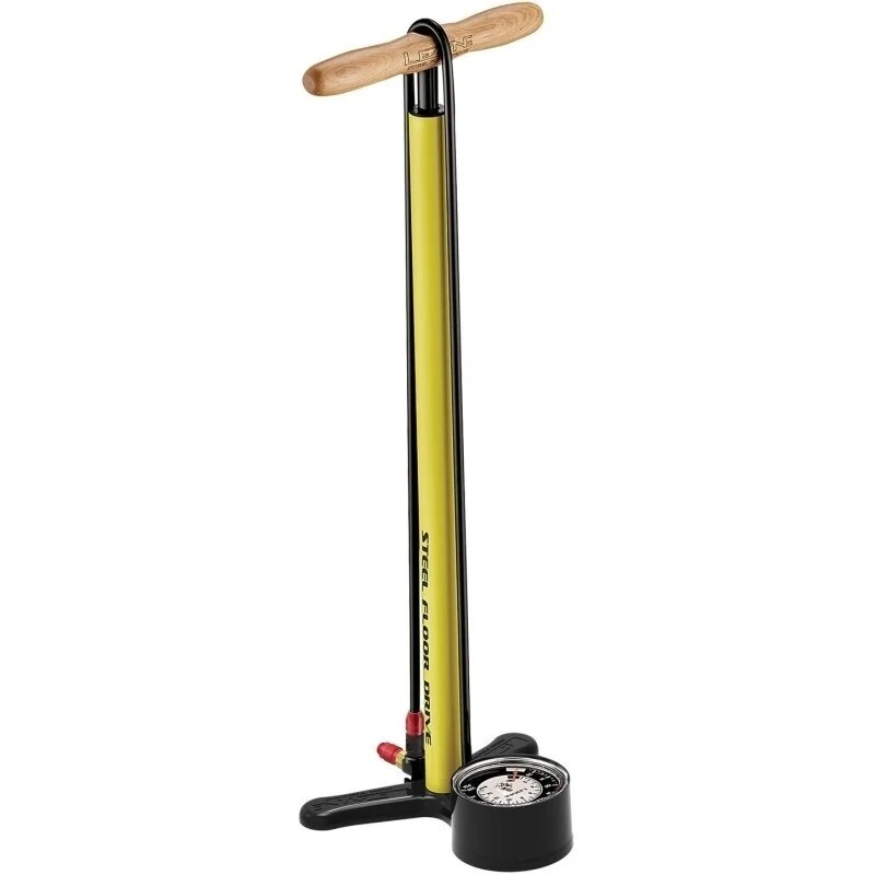 Lezyne Steel Floor Drive Pure Yellow