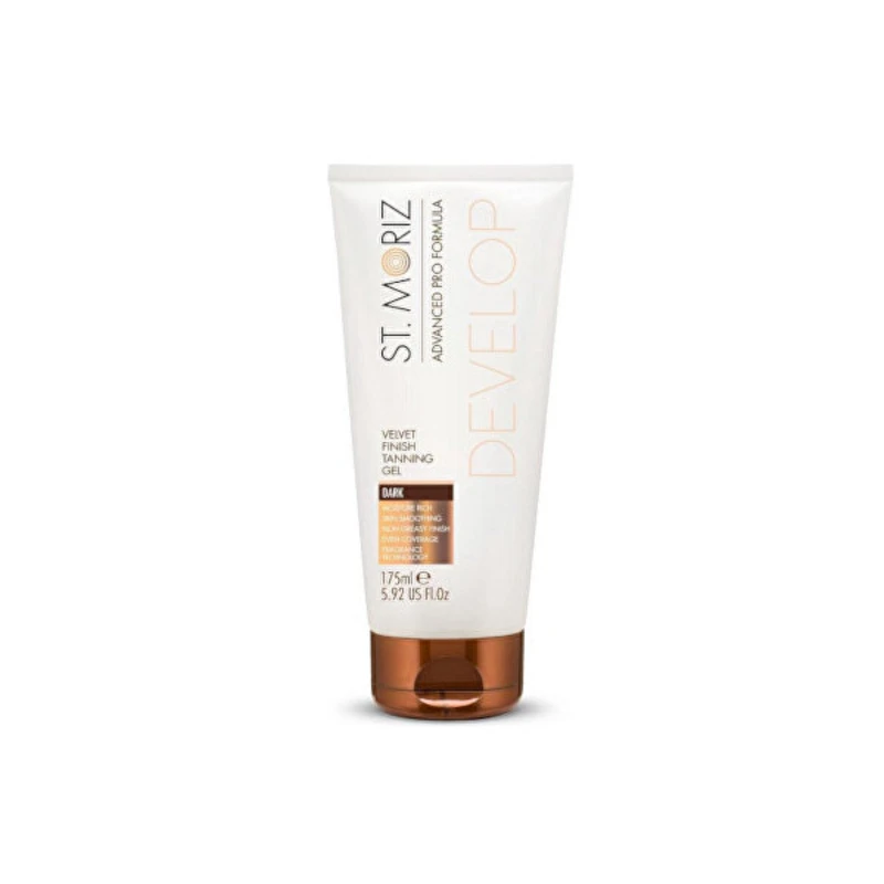 St. Moriz Samoopalovací sametově hedvábný gel (Velvet Finish Tanning Gel Dark) 175 ml