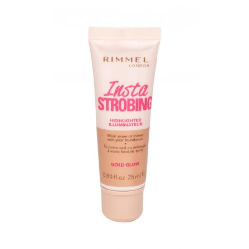 Rimmel London Insta Strobing 25 ml rozjasňovač pro ženy Gold Glow