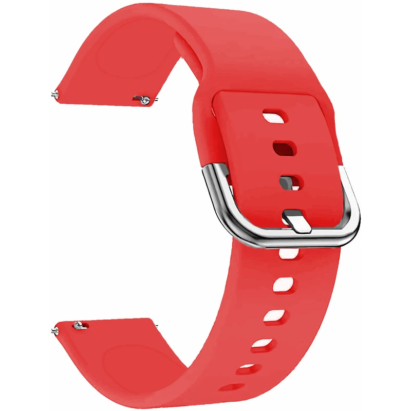 4wrist Silikonový řemínek - 20 mm Red