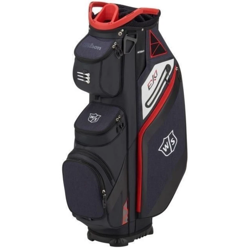 Wilson Staff Exo Black/Black/Red Cart Bag