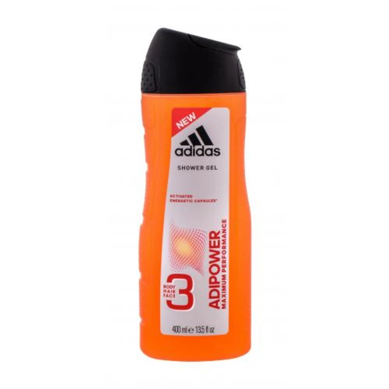 Adidas Adipower sprchový gel pro muže 3 v 1 400 ml