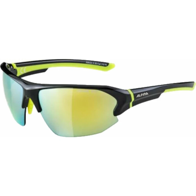 Alpina Lyron HR Black/Neon Yellow Gloss/Yellow