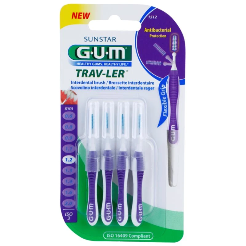 G.U.M Trav-Ler mezizubní kartáčky 4 ks 1,2 mm 4 ks