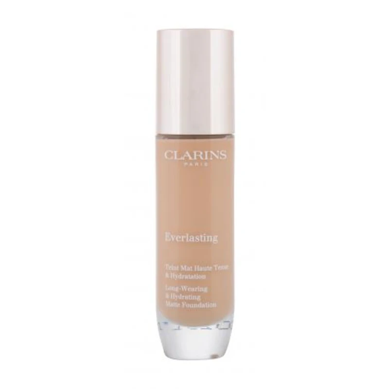 Clarins Dlouhotrvající hydratační make-up s matným efektem Everlasting (Long-Wearing & Hydrating Matte Foundation ) 30 ml 110.5W