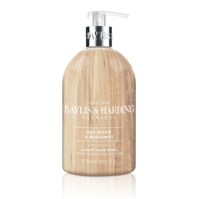 Baylis & Harding Elements Oud Wood & Bergamot tekuté mýdlo na ruce 500 ml