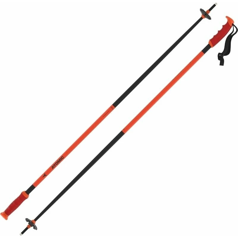 Atomic Redster Ski Poles Red 120 cm Lyžařské hole