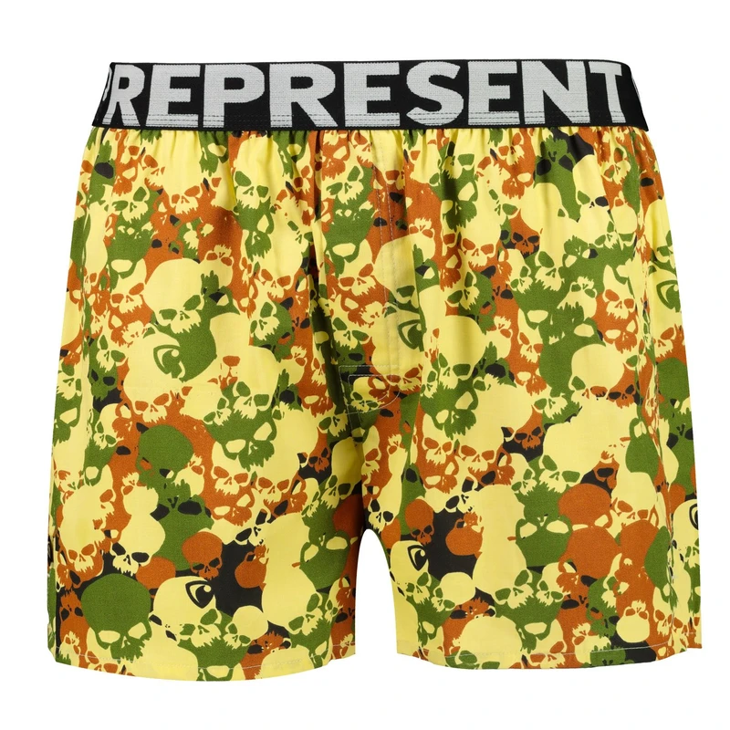 Pánské trenky REPRESENT EXCLUSIVE MIKE SKULL CAMMO