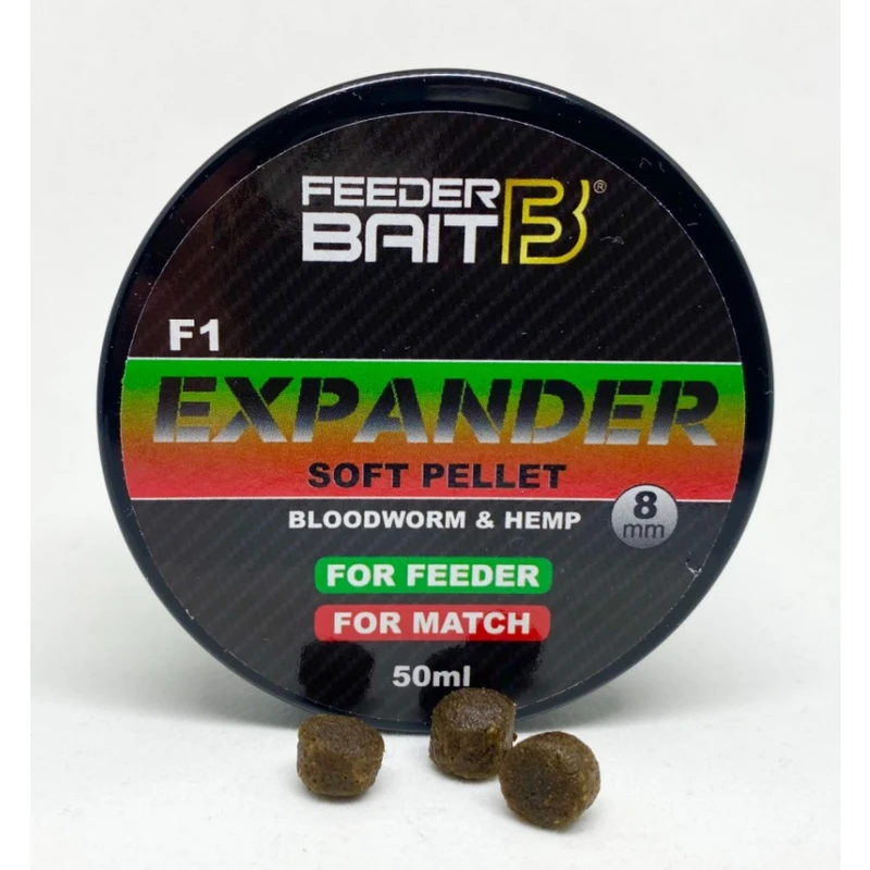 Feederbait měkčená peletka expander soft pellet 50 ml 8 mm - patentka konopí