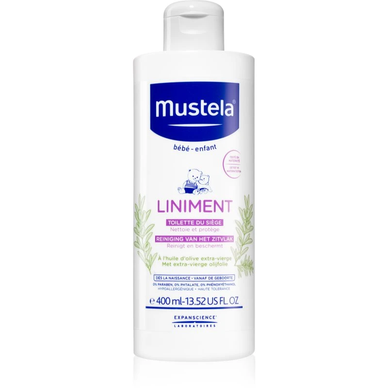 Mustela Bébé Liniment čisticí mléko pro děti od narození 400 ml