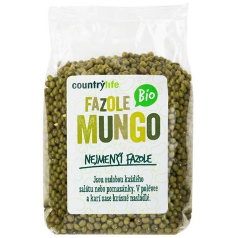 Country Life Fazole mungo BIO 0,5 kg