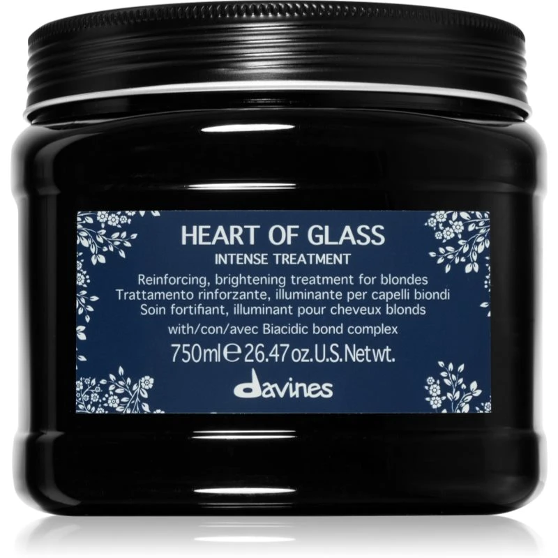 Davines Heart of Glass Intense Treatment intenzivní kúra pro blond vlasy 750 ml