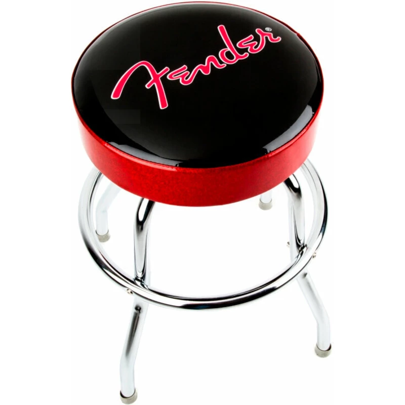 Fender Red Sparkle Logo 24" Barová stolička