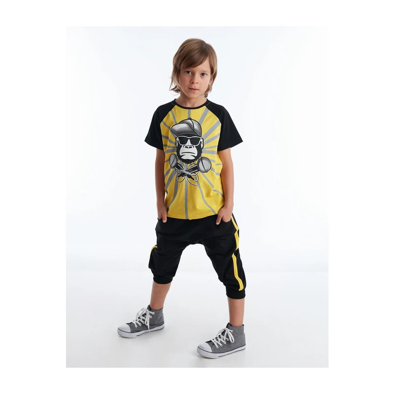 Mushi Dj Ape Boys Capri Shorts Set