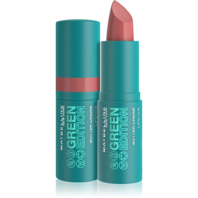 Maybelline Green Edition krémová rtěnka s hydratačním účinkem odstín 015 Windy 3,4 g