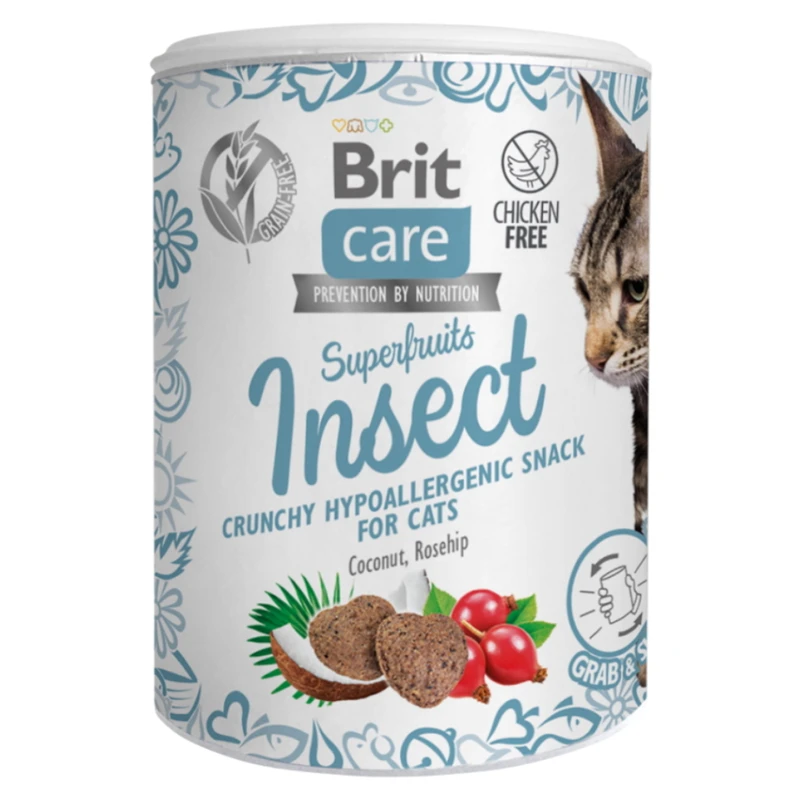 Brit Care Cat Snack Superfruits Insect 100g