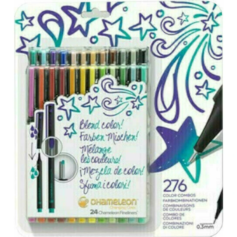 Chameleon Fineliner Strong Tones 24 ks