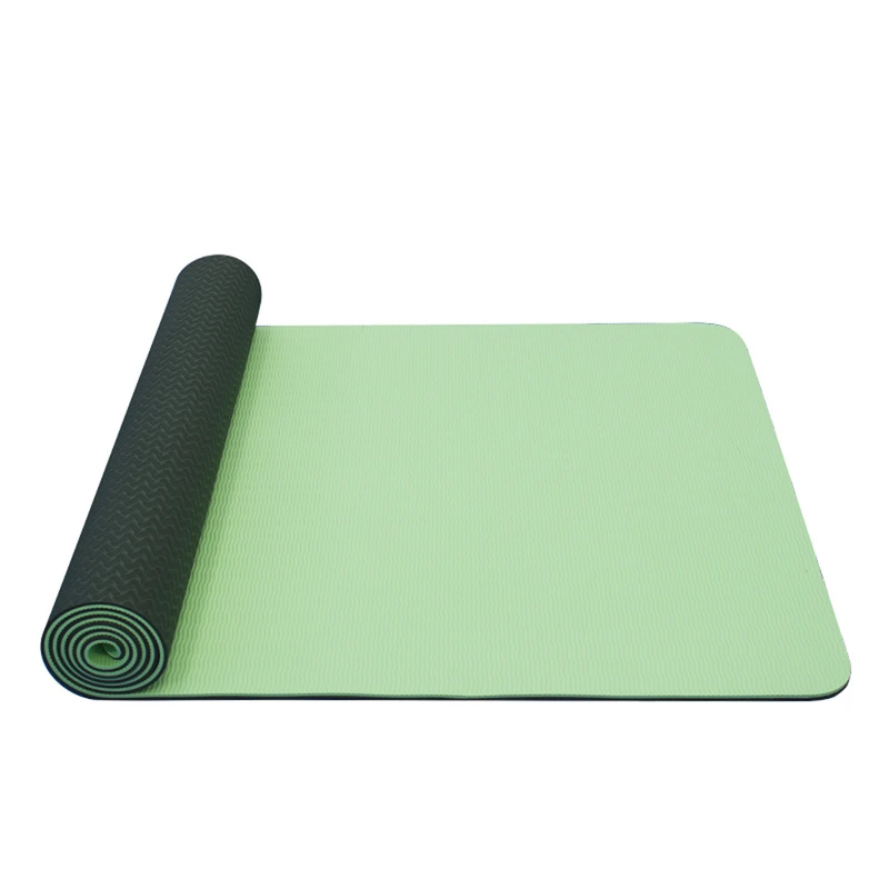 Dvouvrstvá podložka Yate Yoga Mat TPE New 173x61x0,6 cm  zelená